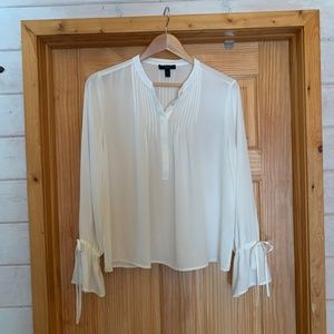 J Crew cream colored blouse - size Small